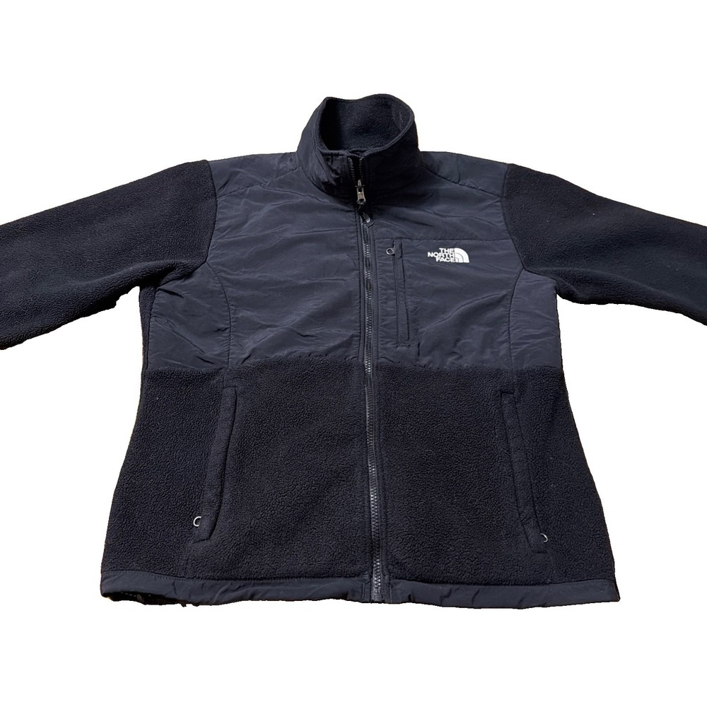 The North Face Women's Denali Fleece Jacket Black Size L Polartec Full Zip